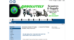 Desktop Screenshot of absolutelyscooters.net